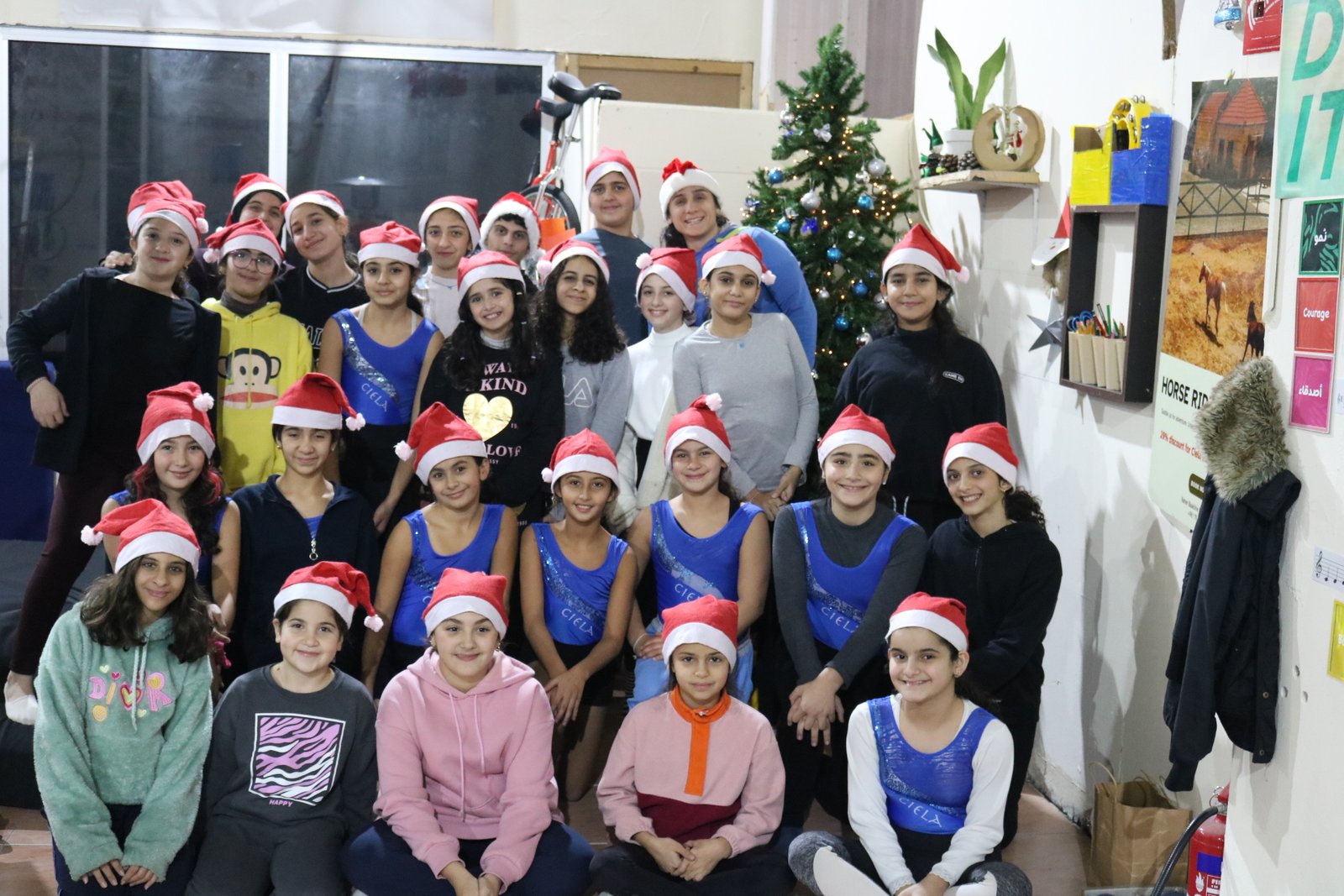 Celebrating at Ciela Academy with kids